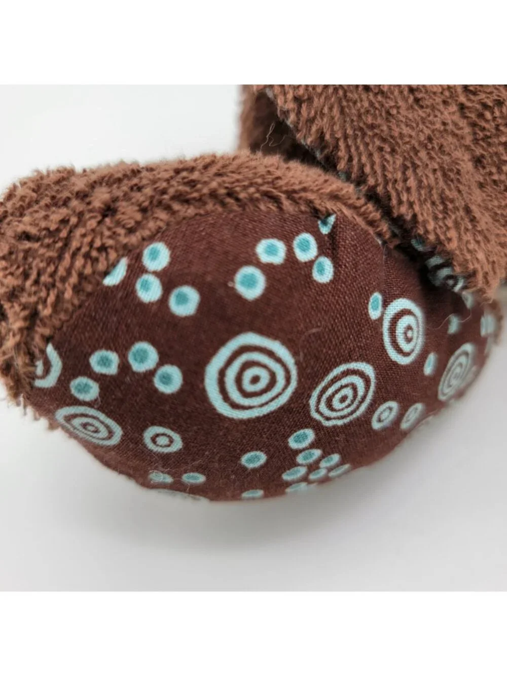 Yellow Horse Art Studios Plush Brown Terry Cloth Bunny